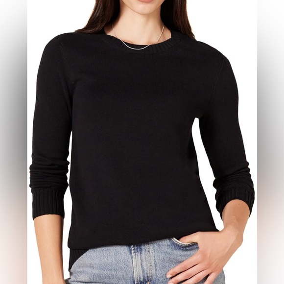 Amazon Essentials Women's Crewneck Sweater, 100% Cotton - Picture 1 of 11